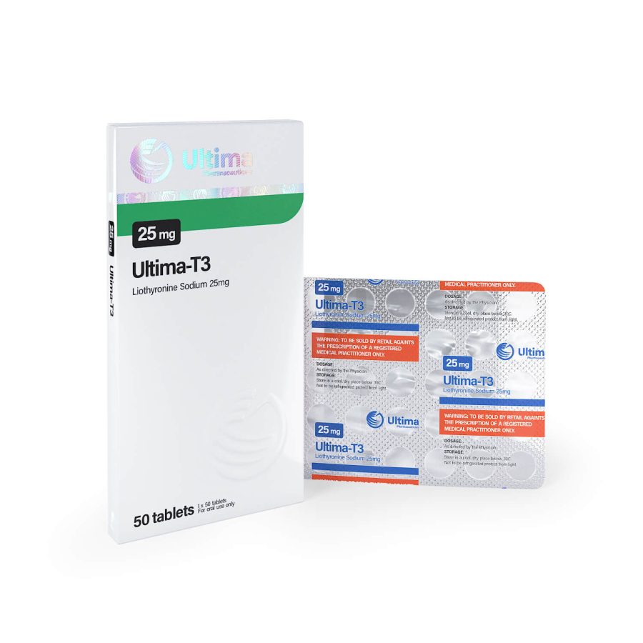 Ultima-T3 25mcg 50tabs - UltimaPharma