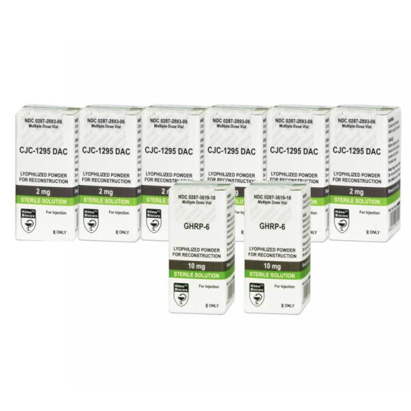 Pack Peptides prise de masse intermédiaire GHRP 6 CJC 1295 DAC Hilma Biocare (12 semaines)