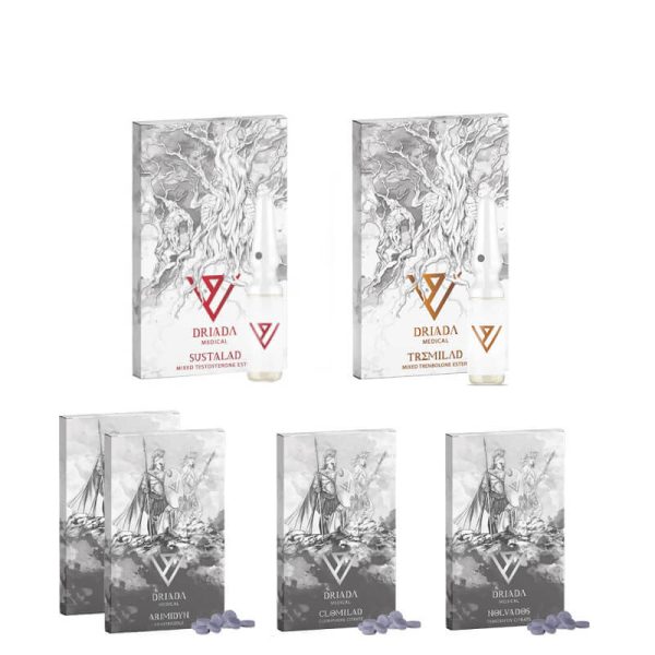 Packen Sie Magermasse 10 Wochen (Sustanon Tri Tren) Driada Medical