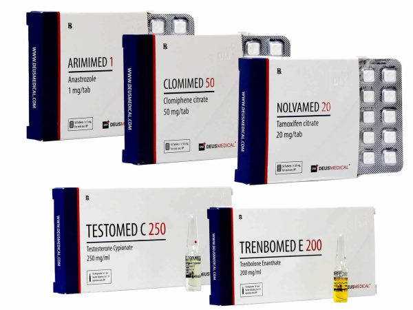 Pacote de ganho de massa magra INJEÇÃO DE TESTOSTERONA CIPIONETO DE TRENBOLONA ENANTATO PCT 10 semanas Deus Medical